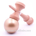 Holz Buche Holz bestreut Gold Metallic Kendama